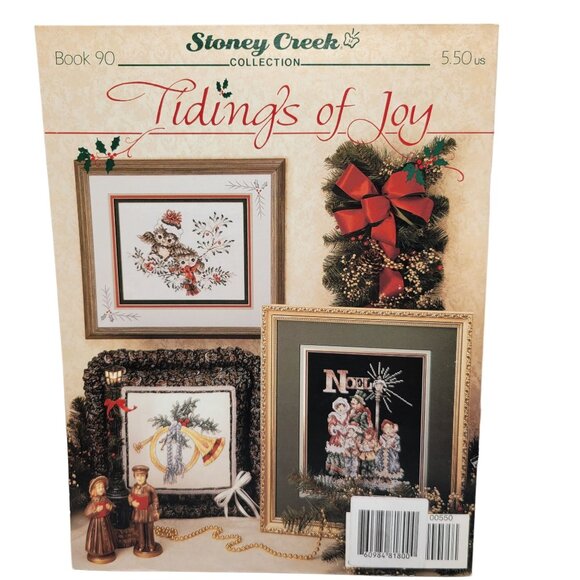 Stoney Creek Collection Tidings of Joy Cross Stitch Pattern Book #90 - Picture 4 of 4